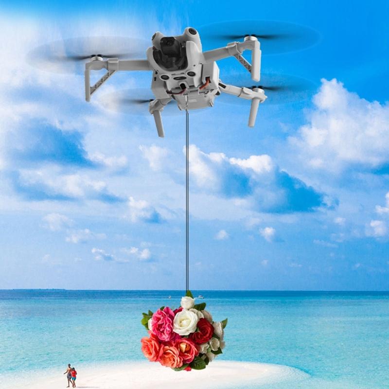 Drones Delivery Thrower Systems Kits with Enhances Landing Gears for Outdoor Event for 4Pro