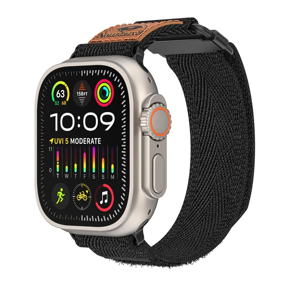 Нейлоновый кожаный ремешок для Apple Watch Band Ultra 49 мм, 44 мм, 45 мм, 42 мм, 41 мм, 42 мм, 38 мм, спортивный ремешок для часов Iwatch Serise 8, 7, 6, 5, браслет