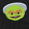 Sesame Street Unisex Adult Oscar The Grouch Kawaii Face T-Shirt