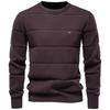 Men S Crew Neck Long Sleeve Thick Pullover Sweater Casual Business