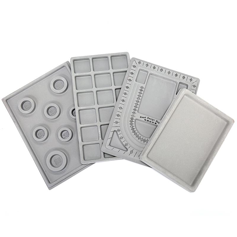 Браслет из флокированной доски из бисера, ожерелье, ожерелье, поднос для изготовления ювелирных изделий, инструмент «сделай сам»