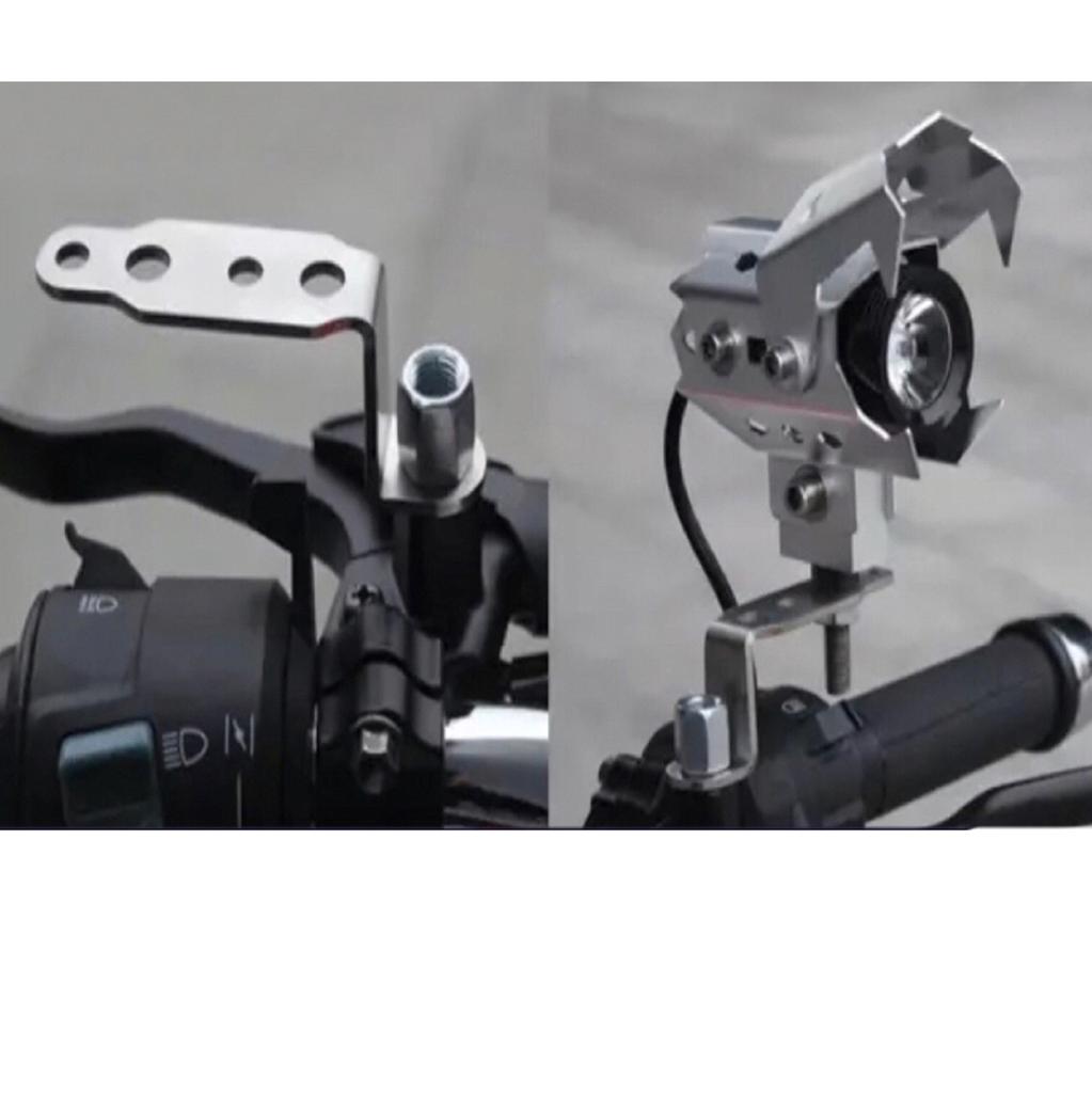 Кронштейны для фар мотоцикла, кронштейн-держатель для удлинителя лампы бокового зеркала, для скутера, мотоцикла, модифицированные аксессуары