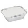 Foil Trays With Lids (Pack Of 12)