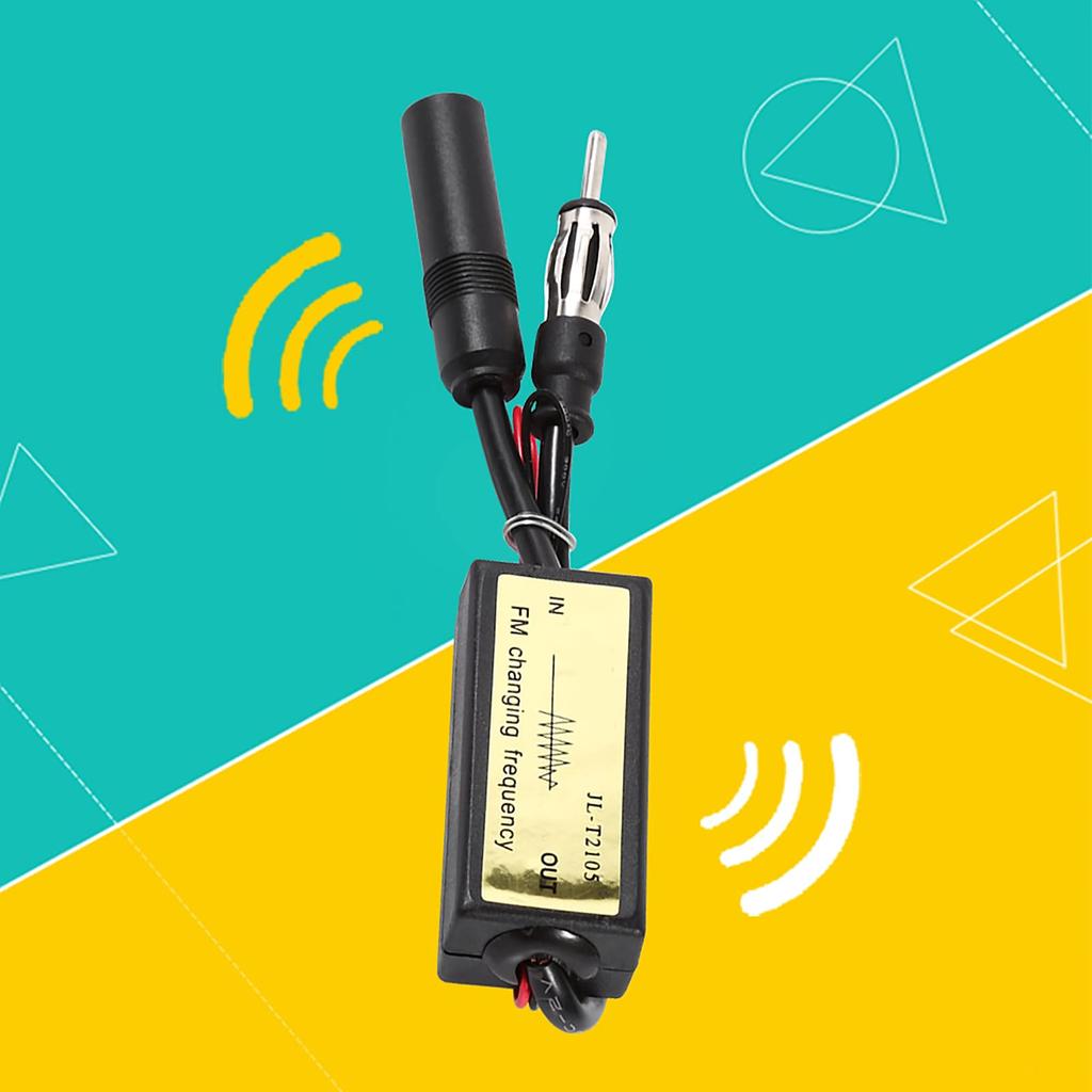 AKLOSIPY Беспроводной расширитель FM-диапазона для автомобильных антенн, для японских автомобилей, улучшенная производительность приема 76-90 МГц