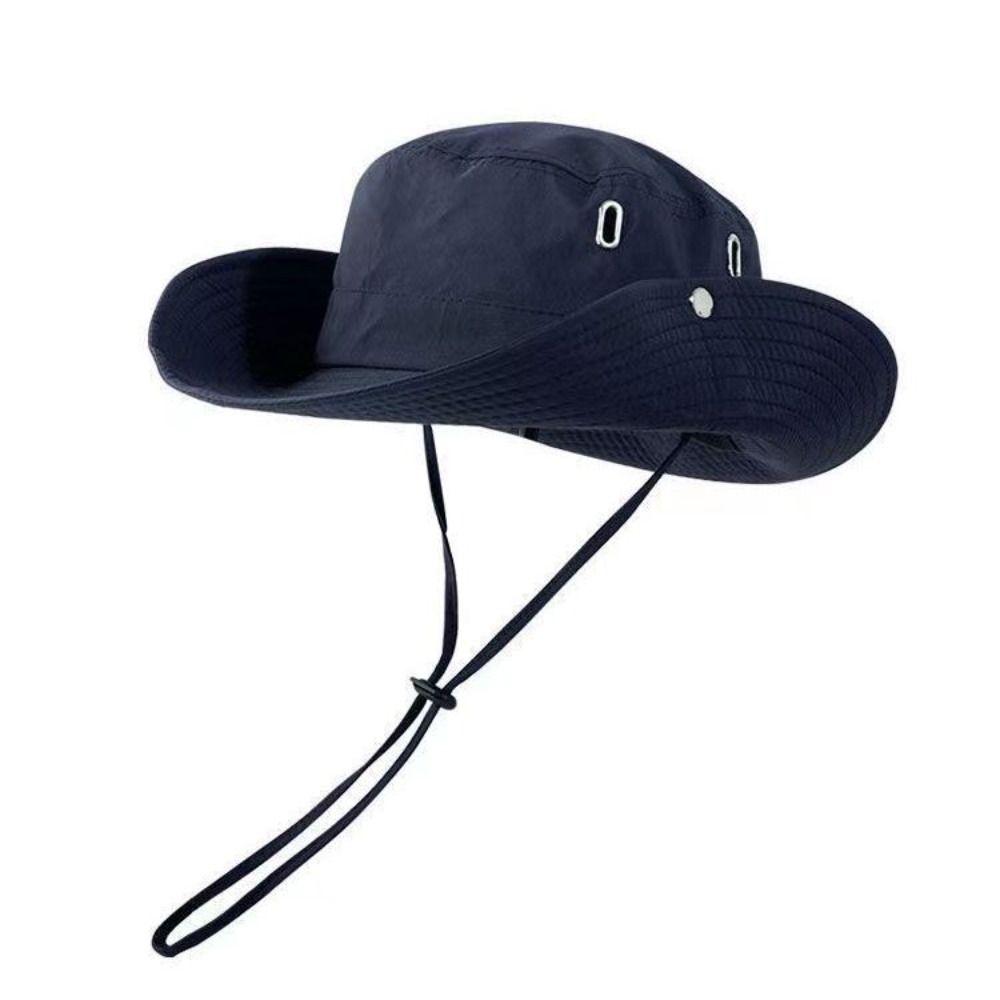 Big Brim Summer Bucket Hat Sun Protection Sun Hat Outdoor Unisex Panama Hat