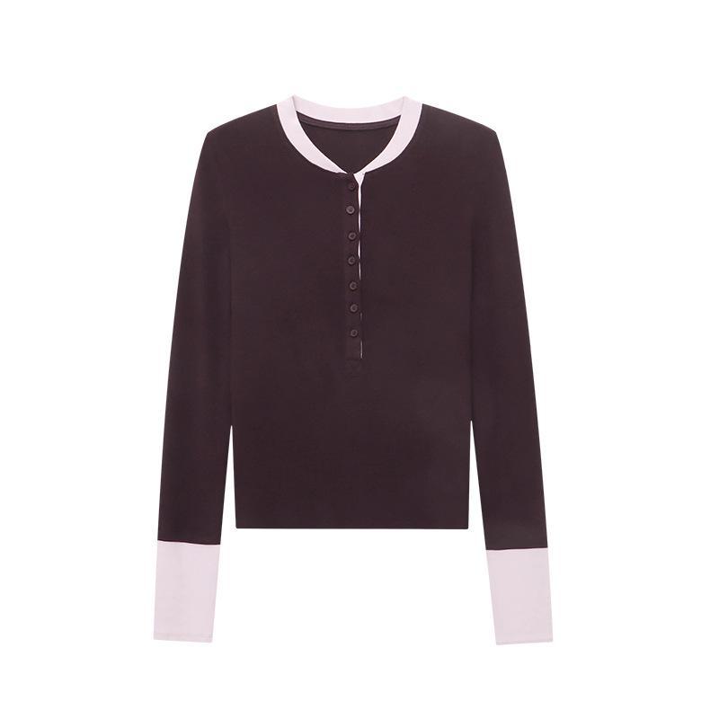 Футболка Sinan American Old Money Style с пуговицами, тонкая SN6856