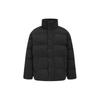 Solid Color Stand Collar Printed Quilting Casual Down Jacket Men Outerwear Black J322365-BEH