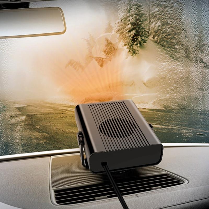120 Вт 12 В Складные автомобильные обогреватели Портативный быстрый размораживатель с вилкой прикуривателя для автомобиля, внедорожника, грузовика и прицепа