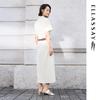 ELLASSAY Women's Cotton Denim Midi Dress