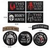 "This Is The Way" Mandalorian Embroidered Art Patch Badge