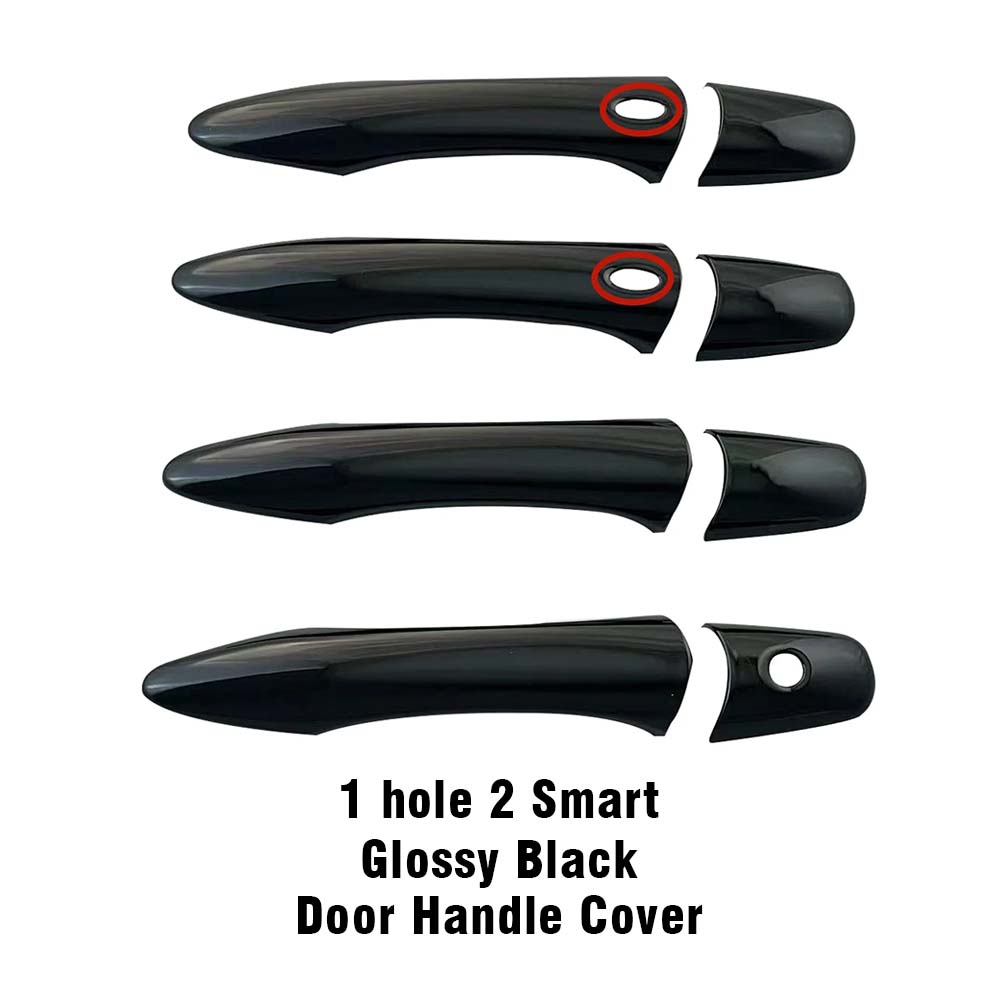 Car Decoration Door Handle Cover For Infiniti QX50 QX56 QX60 QX70 2008-2024 Carbon Fiber Glossy Black Cars Accessories