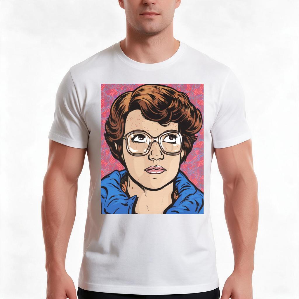 Turddemon Portrait Tshirt Summer Casual Cotton Tee Oversized Streetwear Tops Vintage Graphic Print Loose Fit Short Sleeve