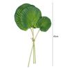 3PCS Acesorries Artificial Palm Leaves Green Fake Plant Vivid Simulation Leaf  Floral Arrangement