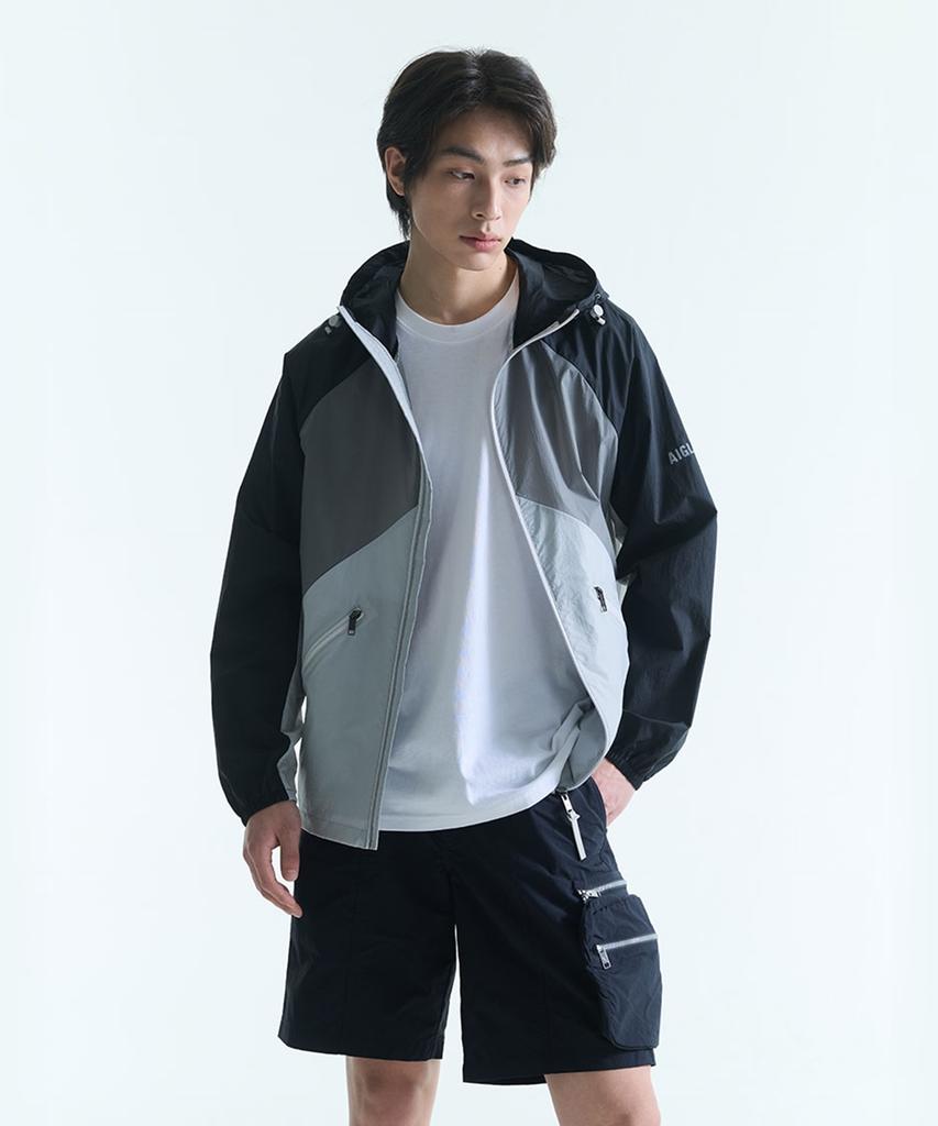 Aigle Ultralight Ripstop Short Hoodie Jacket Aas26Mout013Gvcb
