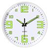 Round Luminous Wall Clock Silent Digital Clock Light Glow In The Dark Quartz Wall Clock  Home