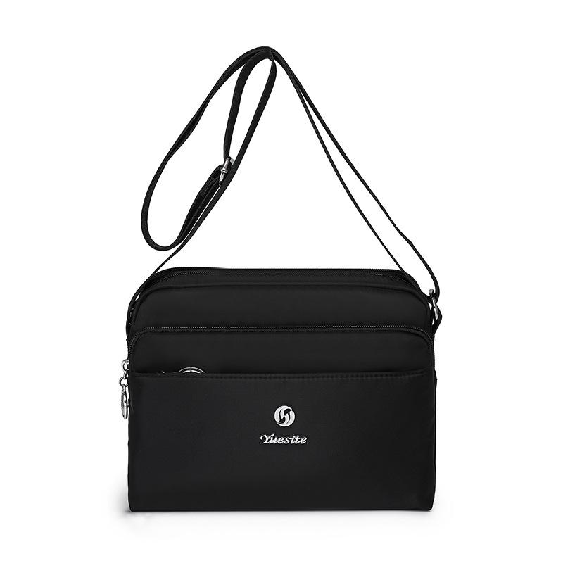 Нейлоновая сумка через плечо, женская сумка на плечо, материнская сумка, многослойная маленькая квадратная сумка для выхода в свет