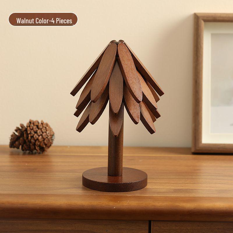 Премиальный изолированный коврик для стола под елку и набор подставок под горячее