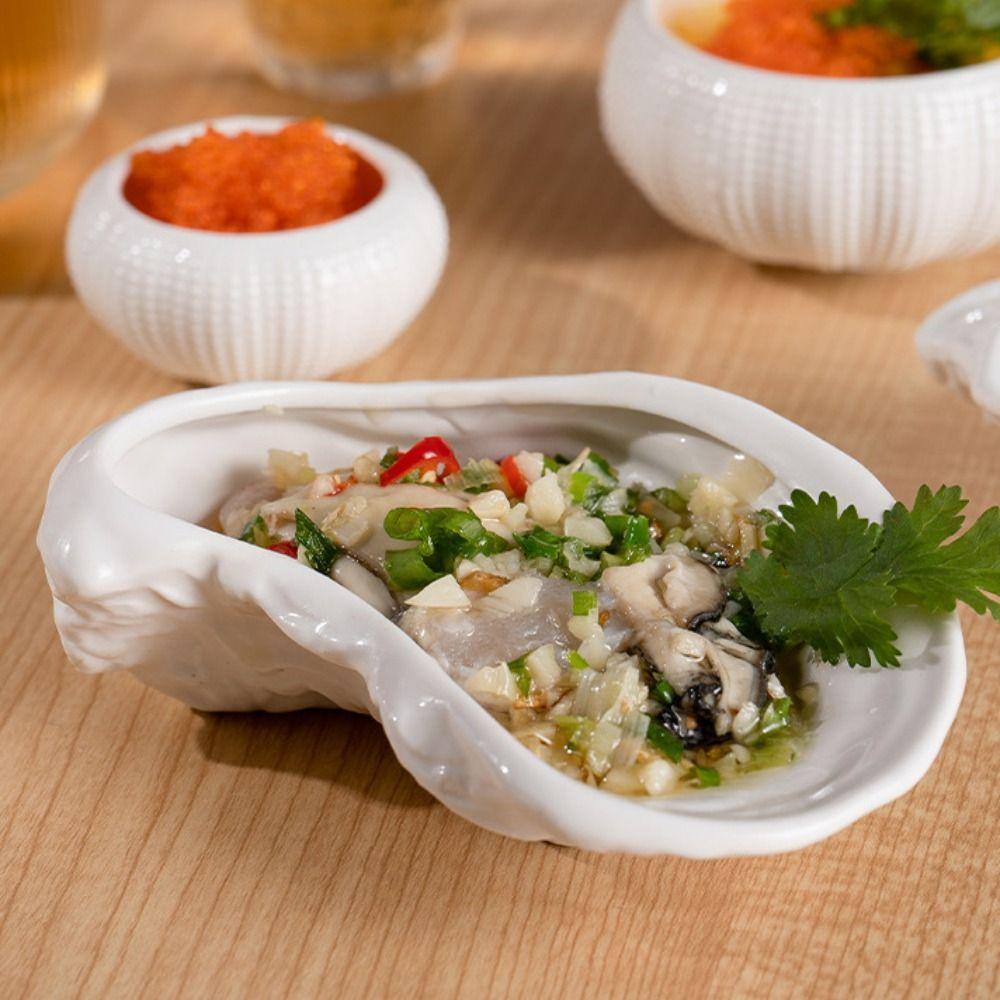 Необычная тарелка для суши и сашими Изысканное блюдо для хранения Японская кухня Тарелка для устриц Салат