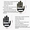 Car LED Finger Gesture Light for Rear Window LED Fun Interactive Gestures Palm Light Decoration