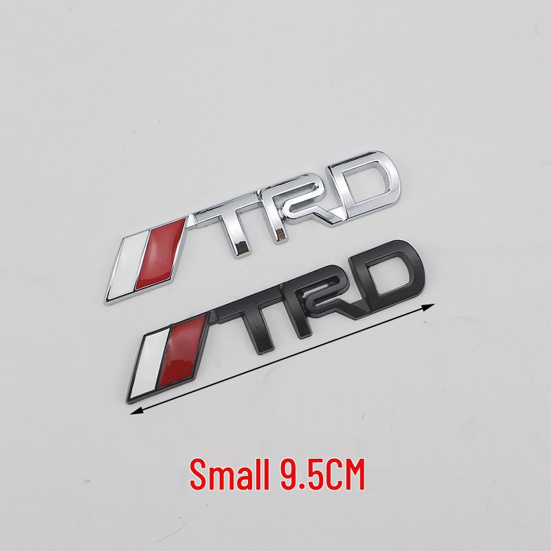 TRD 3D Металлическая Наклейка-Эмблема на Автомобиль для Модификации Кузова