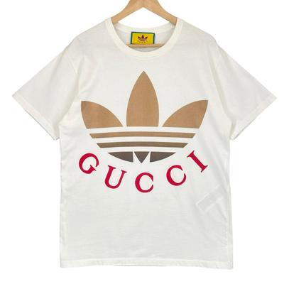 Gucci S МУЖСКАЯ Футболка с коротким рукавом Белая Оригинальная модель 548334XJE7A