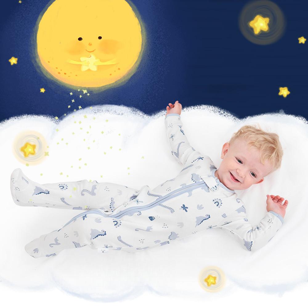 Детский комбинезон из 3 предметов, весенне-летний комбинезон с длинными рукавами для новорожденных, детский комбинезон с облегающими ножками, на молнии, одежда для новорожденных