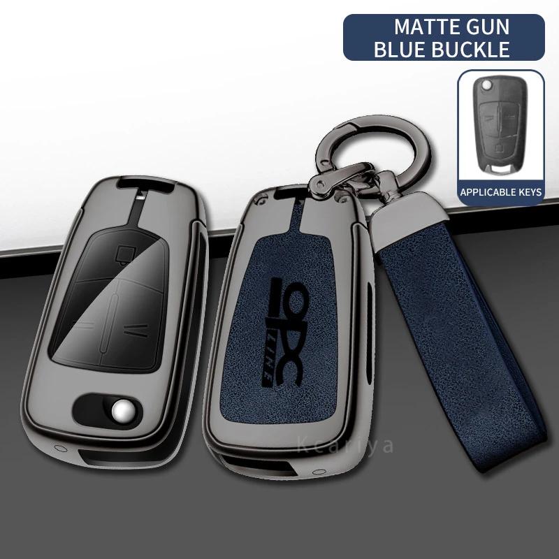 Car TPU Zinc Alloy Key Case Bag For Opel OPC Line Insignia Astra Vectra Combo Corsa D Mokka Zafira Car KeyChain Metal Key Shell