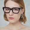 Fashion High -Definition Reading Glasses For Men Women Oversized Square Presbyopia Eyeglass Vision Care Diopter Eyewear +1 .0 ~+4 .0