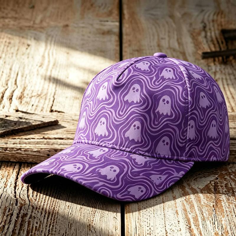 American Street Baseball Cap Halloween Printed Hat Daily Casual Sun Hat