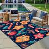 1pc Candy Area Rug, Slip-Resistant, Easy-Clean, Stain-Resistant, Perfect for Cozy Living Rooms, Bedrooms, Kitchens, Offices, and Holiday Hom