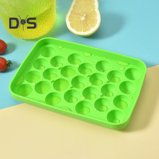 Большая емкость, легкосъемная силиконовая решетка для льда, желе, йогурт, форма для ледяного шара, холодильник, ящик для льда, пищевой контейнер для льда