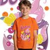 Dbz Majin Boo Anime Print Kids Cotton T Shirt Boys Girls Casual Loose Soft Breathable Top