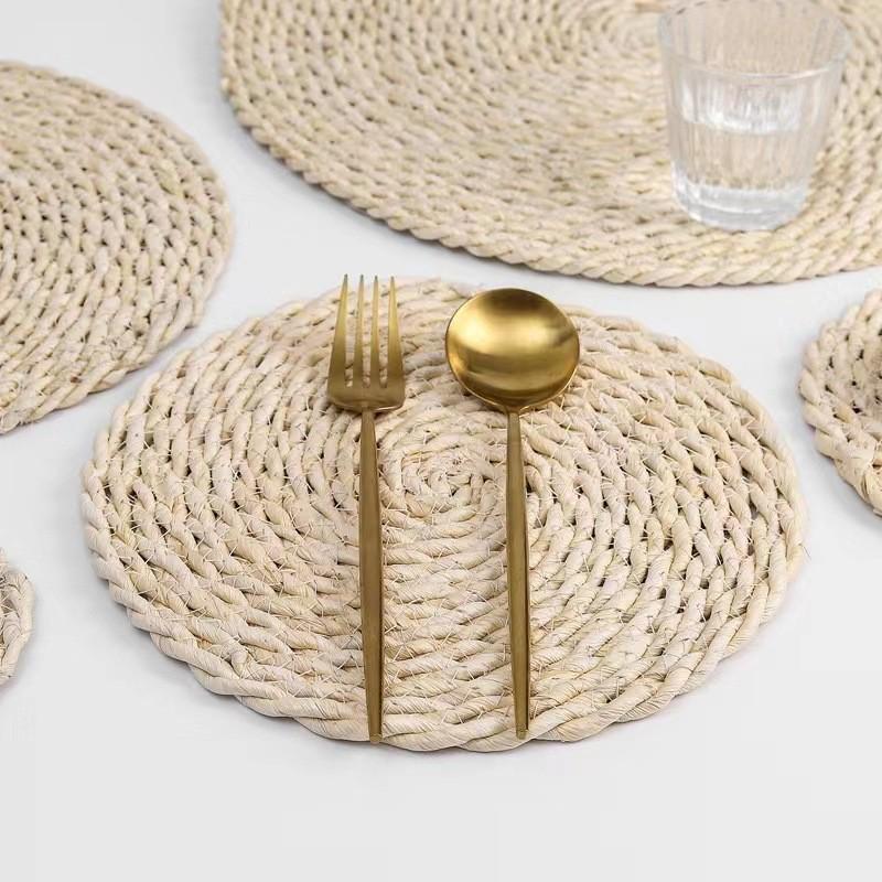 Tassel-Style Non-Slip Insulated Placemat for Bowls & Pots