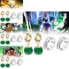 Dragon Ball Super Goku Black Accessories With Earrings And Ring For Anime Costume Parties