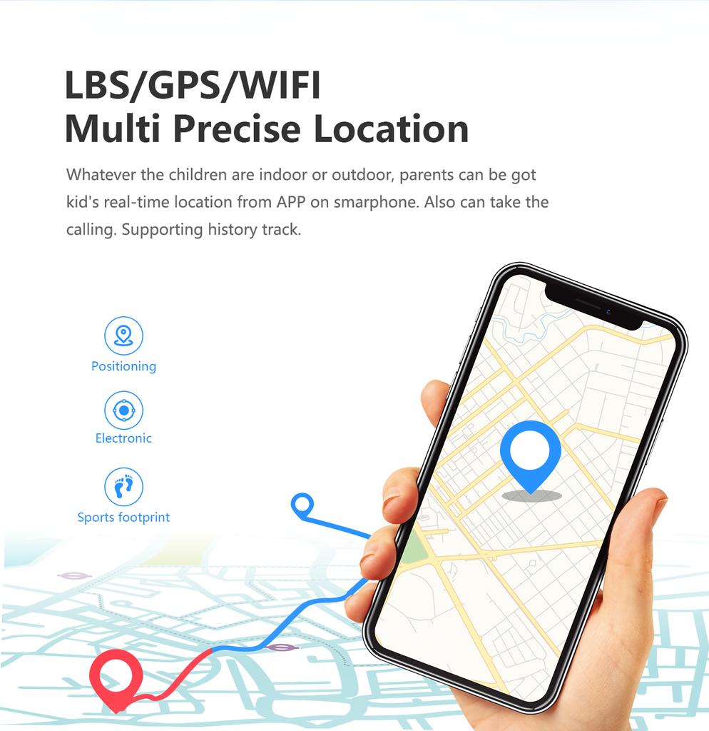 4g Детские Смарт-часы Lt25 Водонепроницаемые Детские Смарт-часы Sos Wi-Fi GPS-трекер Телефон Камера Видеозвонок Монитор температуры тела