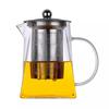 350/550/750/950ML Teapot Household Teapot Glass Teapot Stainless Steel Tea Filter Transparent Pot High Temperature Resistance
