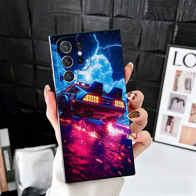 Back To The Future Soft Phone Case for Samsung Galaxy S26 S25 Edge S24 Ultra S23 Plus S22 S21 FE S20 Black Cover Back Shell