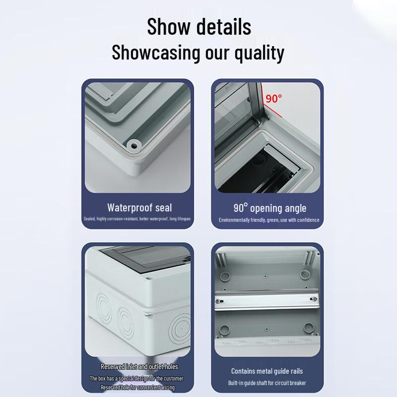 JNL HT Series IP65 Waterproof Outdoor Distribution Box