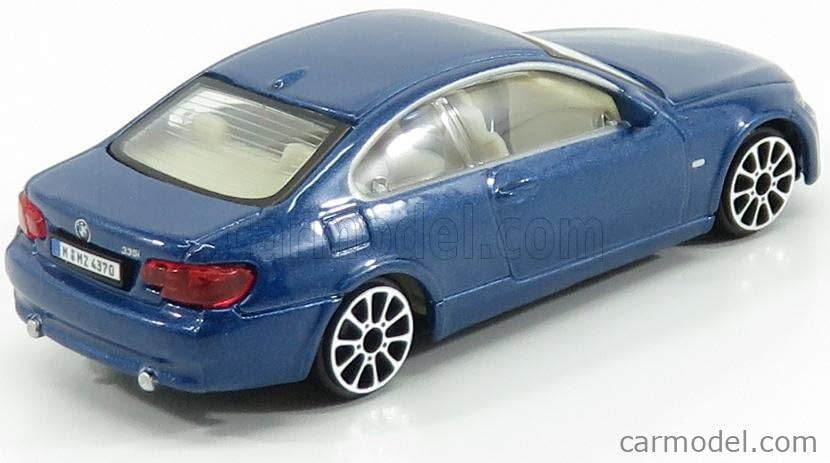 Масштабная миниатюрная модель автомобиля Bburago BM 335i BMW 2008 1/43 (синий)