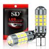 2 шт. W5W T10 LED CANBUS без ошибок 27SMD 3030 светодиодные чипы 194 168 салон автомобиля боковые огни автомобильные лампочки карта плафоны 12 В лампа 6000 К