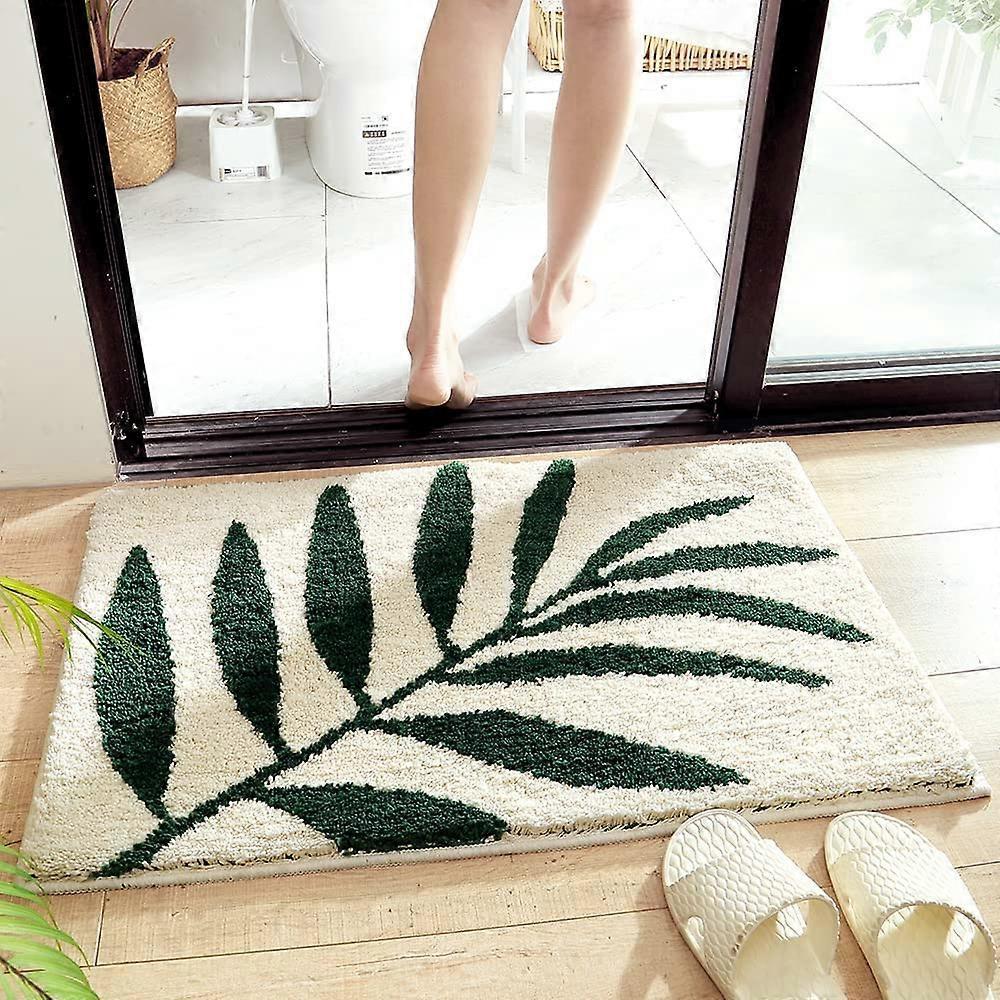 Mat Non-Slip Washing Machine Fluffy Soft Bathroom Rug Absorbent Bath Mat for Bathroom, Bathtub, Entrance, Door Mat