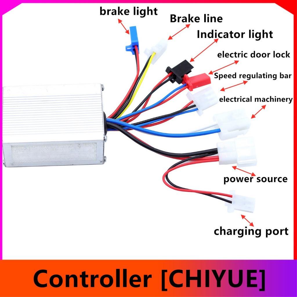 250 Вт 24 В 2750 об/мин Ручной Электромотор Постоянного Тока Щеточный Для Электровелосипеда Самоката Картинга MY1016 Контроллер Мотор