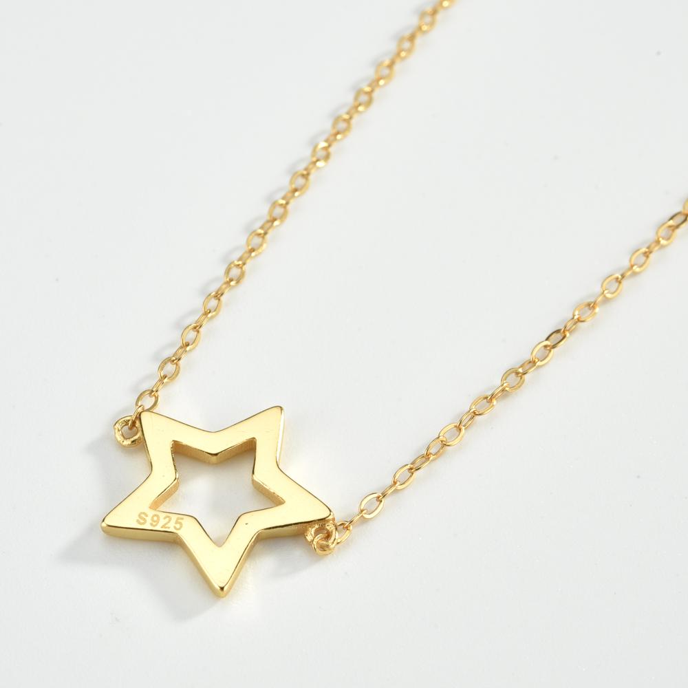 ANDYWEN Женский браслет из 100% стерлингового серебра 925 пробы, золотая цепочка с подвеской в ​​виде звезды, ручная цепочка с цирконием, 2023, роскошные изящные ювелирные изделия с фианитом