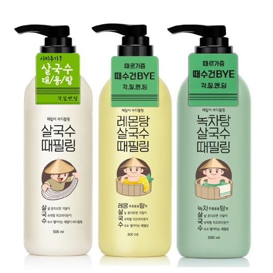 Laquebert Dmili Body Peeling Salguksu 300мл 3 вида, выберите 1, Корейский уход за телом