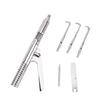 Dental Materials Automatic Crown Extractor Stainless Steel Crown Removal Pliers Crown Remover Kit with 3 Tips