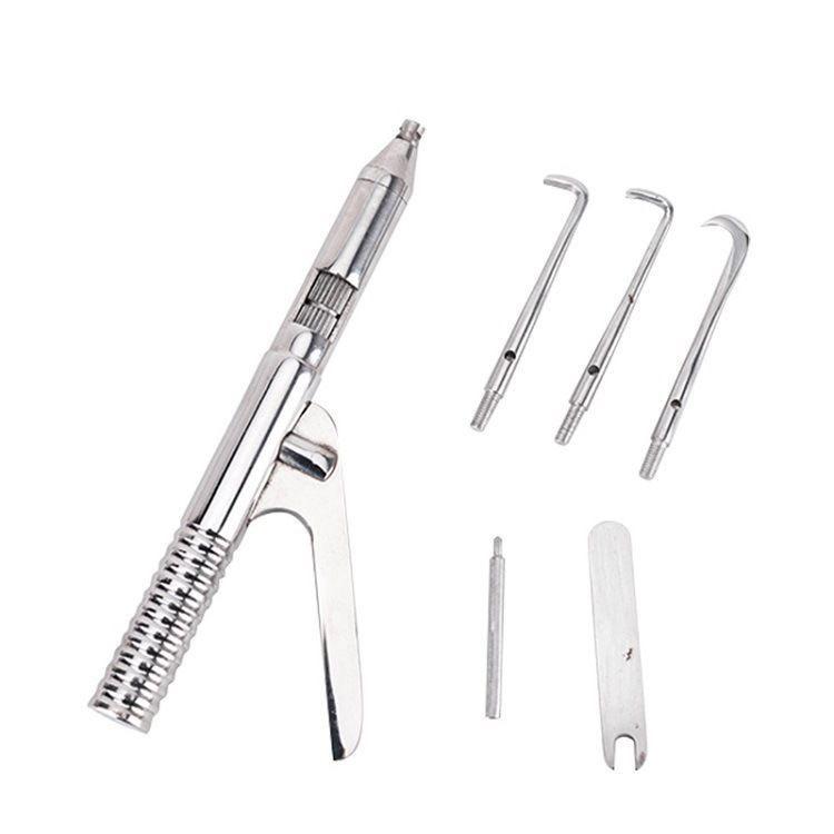 Dental Materials Automatic Crown Extractor Stainless Steel Crown Removal Pliers Crown Remover Kit with 3 Tips