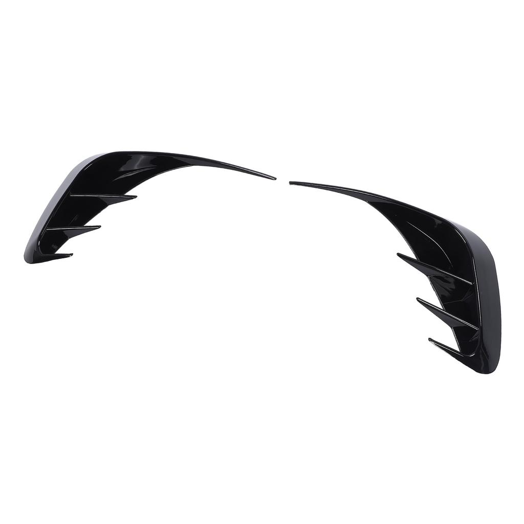 Пара спойлеров на боковые вентиляционные отверстия заднего бампера, глянцево-черные, спортивный вид, аэродинамические для универсала 3 серии G21 M