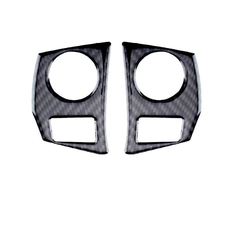 Углеродное волокно, центральная консоль автомобиля, крышка рулевого колеса, накладка, наклейки для Toyota Corolla 2014-2018, внутренняя отделка автомобиля