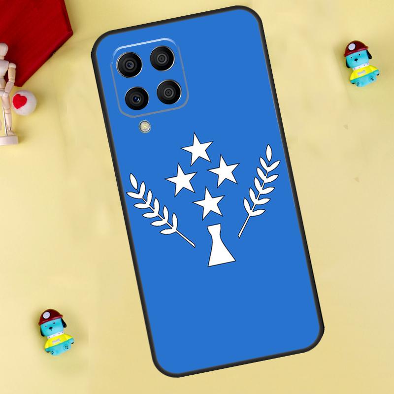Kosrae Flag Case For Samsung Galaxy M55 M14 M34 M54 M32 M52 M15 M11 M12 M13 M06 M16 M36 M56 M31 M53 M35