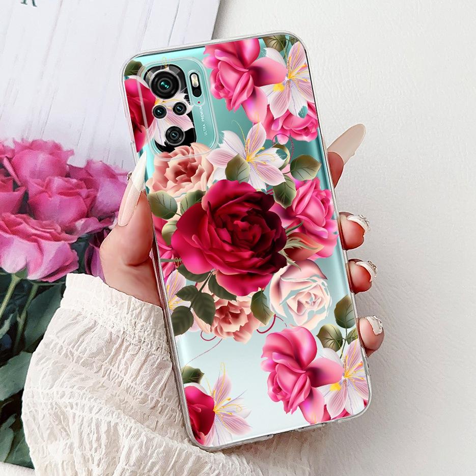 Для Xiaomi Redmi Note 10 4G Чехол Note 10S Милый Счастливой Рыбой Кои Расписной Чехол Мягкий Силиконовый Чехол для Телефона Для Redmi Note 10 Pro Max Fundas